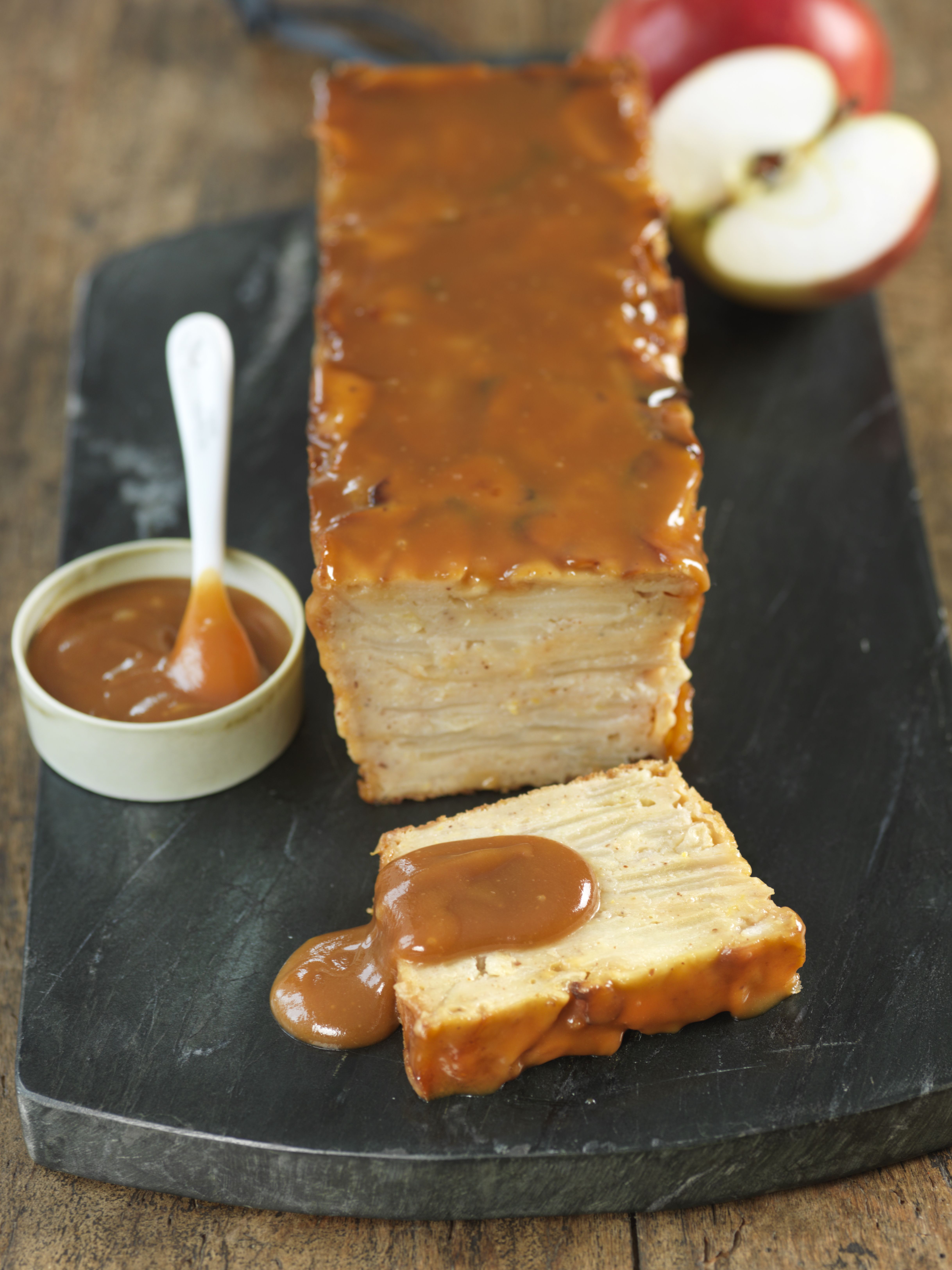 Invisible aux pommes, caramel beurre salé Invisible aux pommes, caramel beurre salé