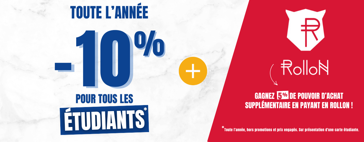 Réduction étudiants